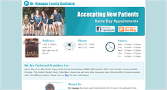 Desktop Screenshot of giauquefamilydental.com